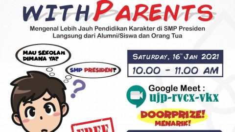 Ayo Join di Meet and Greet With Parents 16 Januari 2021
