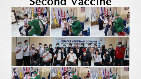 Second Vaccine at President Junior High School (Covid-19)