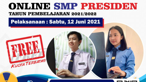 Seleksi Beasiswa Online SMP Presiden TP.2021/2022 (GRATIS)