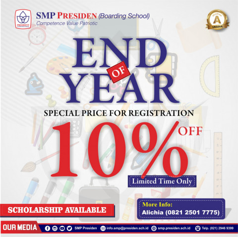 End of Year Special Price!