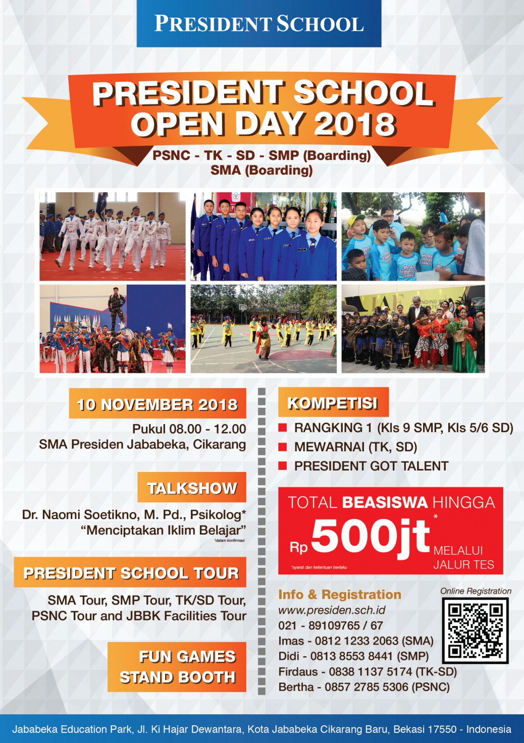 President School Open Day 2018