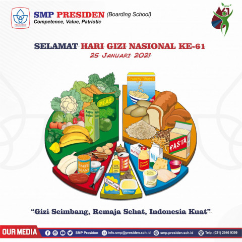 Selamat Hari Gizi Nasional ke-61