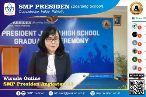 Wisuda Online SMP Presiden Angkatan 11